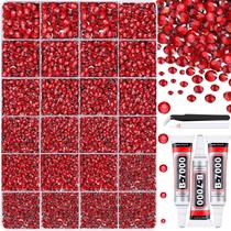 Strass de Resina para Artesanato TINKRSTUFF 32000pcs Cola Vermelha Strass de Resina para Artesanato TINKRSTUFF 32000pcs Cola Vermelha