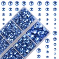 Strass MASSIVE BEADS Hotfix Flat Back 10.000 unidades, azul claro