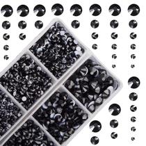Strass Massive Beads Hotfix Jet Black 10.000 unidades com ferramentas