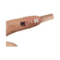 Strass Transparentes Para Unhas Em Formato De Laço 50 Peças Mini Pingentes De Resina Em Formato De