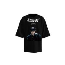 Stray Kids Giant Camisa Unissex Estampada Oversized