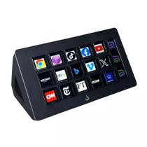 Stream deck rise mode streaming vision 01, 15 teclas lcd, usb, preto - rm-mc-01-b Stream deck rise mode streaming vision 01, 15 teclas lcd, usb, preto - rm-mc-01-b