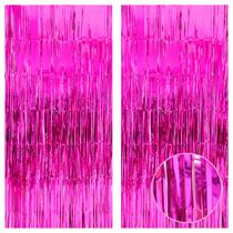 Streamer Backdrop KatchOn XtraLarge Hot Pink 3,2 x 8 pés, pacote com 2
