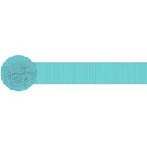 Streamer de papel crepom Amscan CRP STRMR 81' Robin's Egg Blue