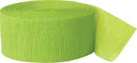 Streamer de Papel Crepom Premium Verde Limão - 25m
