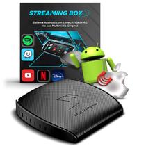 Streaming Box+ Plus 4gb RAM 64gb Faaftech Wifi 4G GPS TV para Central Multimidia CarPlay AndroidAuto