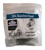 Street Elbow 90 3/4" SS Smith-Cooper International Street Elbow 90 3/4" SS Smith-Cooper International