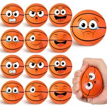 Stress Balls Arrowbash Basketball, 6,3 cm, espuma de PU, 12 unidades