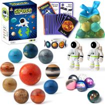 Stress Balls define planetas do sistema solar com crianças astronautas Stress Balls define planetas do sistema solar com crianças astronautas