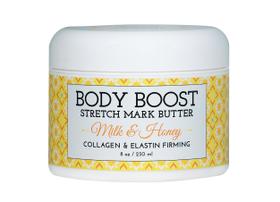 Stretch Mark Butter Body Boost, leite e mel, gravidez segura