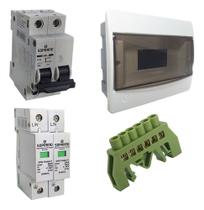 String Box Solar 16a Ac P/ Microinversor Quadro De Embutir