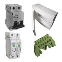 String Box Solar 16a Ac P/ Microinversor Quadro De Sobrepor