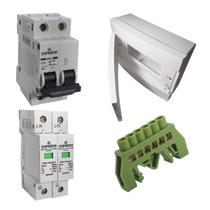 String Box Solar 20a Ac P/ Microinversor Quadro De Sobrepor String Box Solar 20a Ac P/ Microinversor Quadro De Sobrepor