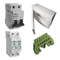 String Box Solar 25a Ac P/ Microinversor Quadro De Sobrepor String Box Solar 25a Ac P/ Microinversor Quadro De Sobrepor