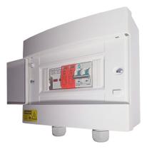 String Box Solar Cc - Disjuntor Dc 16a + Porta Fusível + Dps