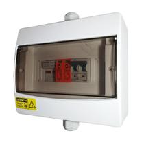 String Box Solar Cc - Disjuntor Dc 25a + Porta Fusível + Dps