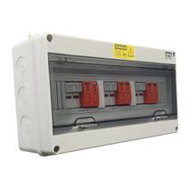 String Box Solar - Porta Fusível 15a Dps Dc 1000v 3e-3s Ip65