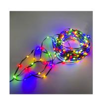 String Light Celebrations 5 m, operado por bateria, 100 LED Multi
