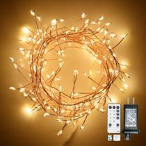 String Light Dailyart 200 LED 3m Warm White Remote 120V
