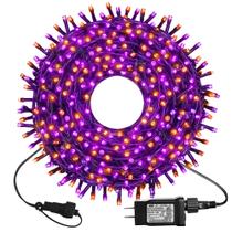 String Light kemooie 300 LED 30m laranja e roxo à prova d'água String Light kemooie 300 LED 30m laranja e roxo à prova d'água