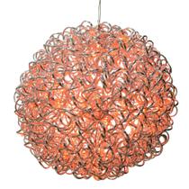 String Light Vickerman 46 cm Spiral LED Orange Ball 180 Lights