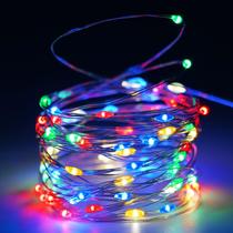 String Lights BOSSERN, pacote com 4, 6 m, 60 LED, multicolorido, impermeável String Lights BOSSERN, pacote com 4, 6 m, 60 LED, multicolorido, impermeável