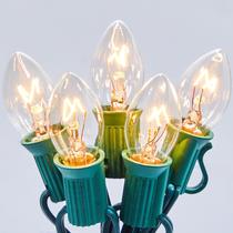 String Lights Brightown 50m C7 Vintage Outdoor listado pela UL String Lights Brightown 50m C7 Vintage Outdoor listado pela UL