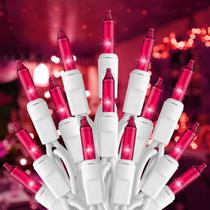 String Lights Brightown Pink 100 unidades e 8 m de Dia dos Namorados