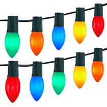 String Lights Brightown Vintage C9 46m 75 LED multicolorido ao ar livre