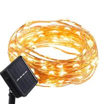 String Lights Candle Choice Waterproof Solar de 16 pés e 50 LEDs