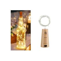 String Lights Cork Fairy Wire Micro LED X4 Multicolor