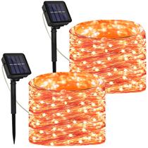 String Lights DAYLIGHTIR, alimentado por energia solar, 200 LED, laranja, 20 m String Lights DAYLIGHTIR, alimentado por energia solar, 200 LED, laranja, 20 m