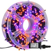 String Lights FUNPENY 50m 500 LED roxo laranja impermeável String Lights FUNPENY 50m 500 LED roxo laranja impermeável