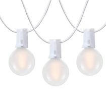 String Lights GOOTHY 25 pés G40 Frosted White 120V ao ar livre String Lights GOOTHY 25 pés G40 Frosted White 120V ao ar livre