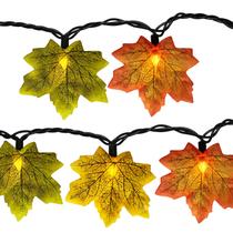 String Lights GOOTHY Fall Decor Multicolor Maple Leaf 4m String Lights GOOTHY Fall Decor Multicolor Maple Leaf 4m