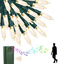 String Lights Green Convenience 10m, 100% LED, música impermeável