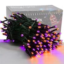 String Lights HOME LIGHTING Halloween 66 pés 200 LED roxo e laranja