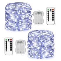 String Lights Homemory 20m 60 LED operado por bateria com controle remoto