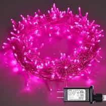String Lights ILLUMINEW 500 LED rosa 53m, 8 modos, plug-in