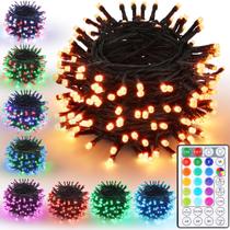 String Lights Joomer Halloween 32 pés 100LED RGB Laranja Roxo