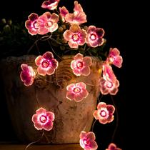 String Lights Keretuby Pink Fairy Cherry Blossom Flower