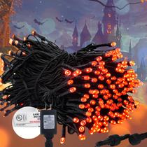 String Lights Kwaiffeo Halloween 300LED 100m Laranja 8 modos