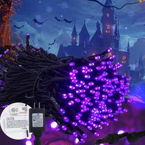 String Lights Kwaiffeo Purple 100m 300LED Decoração de Halloween