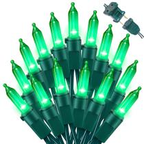 String Lights LAMPHOME 21,6 PÉS 100 LED verde para interior e exterior