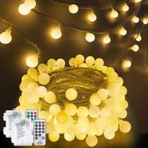 String Lights LORRYTE, pacote com 2, 16 m 120 LED, à prova d'água String Lights LORRYTE, pacote com 2, 16 m 120 LED, à prova d'água