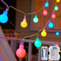 String Lights Minetom 21 pés 60 LED Globe operado por bateria