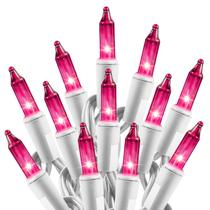 String Lights Minetom Christmas Pink 100 7,6 m incandescente