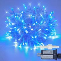 String Lights MYGOTO 10m 100 LEDs à prova d'água, branco frio, azul