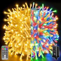 String Lights Ollny 64m 640LED 11 modos remoto IP44 String Lights Ollny 64m 640LED 11 modos remoto IP44