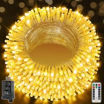 String Lights Ollny 80m 800LED Branco Quente Impermeável 120V